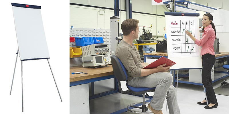 Nobo Nautile Flipchart Easel with Non-Magnetic Whiteboard Review