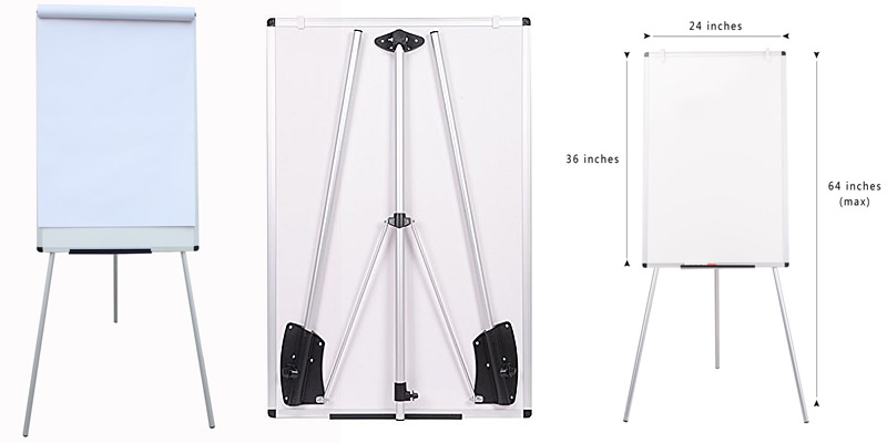 VIZ-PRO Flipchart Easel with Magnetic Whiteboard Review