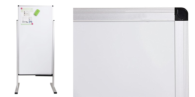 VIZ-PRO Double-Sided Magnetic Mobile Whiteboard | 1200 x 600mm