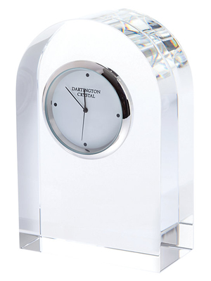 Dartington Crystal Small Curve Clock